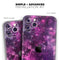 Vibrant Purple Deep Space - Skin-Kit compatible with the Apple iPhone 12, 12 Pro Max, 12 Mini, 11 Pro or 11 Pro Max (All iPhones Available)