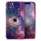 Vibrant Sparkly Pink Space - Skin-Kit compatible with the Apple iPhone 12, 12 Pro Max, 12 Mini, 11 Pro or 11 Pro Max (All iPhones Available)