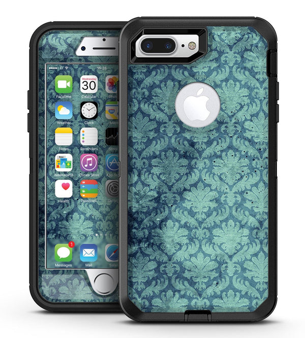Vintage Aqua Rococo Pattern - iPhone 7 Plus/8 Plus OtterBox Case & Skin Kits