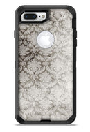 Vintage Black adn White Damask Pattern - iPhone 7 or 7 Plus Commuter Case Skin Kit