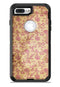 Vintage Brown and Maroon Floral Pattern - iPhone 7 or 7 Plus Commuter Case Skin Kit