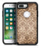 Vintage Brown and Pale Orange Damask Pattern - iPhone 7 Plus/8 Plus OtterBox Case & Skin Kits