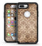 Vintage Brown and Pale Orange Damask Pattern - iPhone 7 Plus/8 Plus OtterBox Case & Skin Kits