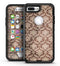 Vintage Brown and Tan Cauliflower Damask Pattern - iPhone 7 Plus/8 Plus OtterBox Case & Skin Kits