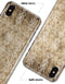 Vintage Brown and Tan Rococo Pattern - iPhone X Clipit Case