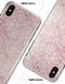 Vintage Faded Magenta Damask Pattern - iPhone X Clipit Case