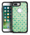 Vintage Green and Yellow Oval Pattern - iPhone 7 or 7 Plus Commuter Case Skin Kit