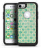 Vintage Green and Yellow Oval Pattern - iPhone 7 or 8 OtterBox Case & Skin Kits