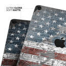 Vintage USA Flag - Full Body Skin Decal for the Apple iPad Pro 12.9", 11", 10.5", 9.7", Air or Mini (All Models Available)