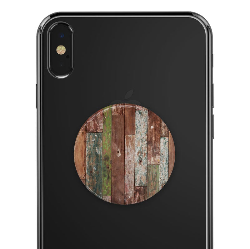 Vintage Wood Planks - Skin Kit for PopSockets and other Smartphone Extendable Grips & Stands