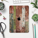 Vintage Wood Planks - Full Body Skin Decal for the Apple iPad Pro 12.9", 11", 10.5", 9.7", Air or Mini (All Models Available)