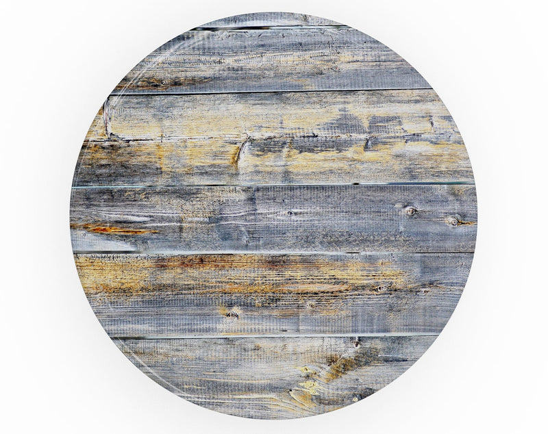Vintage Wooden Planks with Yellow Paint - Skin Kit for PopSockets and other Smartphone Extendable Grips & Stands