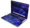 Vivid Agate Vein Slice Blue V11 - Skin Decal Wrap Kit Compatible with the Apple MacBook Pro, Pro with Touch Bar or Air (11", 12", 13", 15" & 16" - All Versions Available)