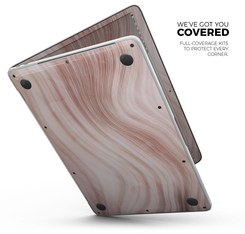 Vivid Agate Vein Slice Foiled V5 - Skin Decal Wrap Kit Compatible with the Apple MacBook Pro, Pro with Touch Bar or Air (11", 12", 13", 15" & 16" - All Versions Available)