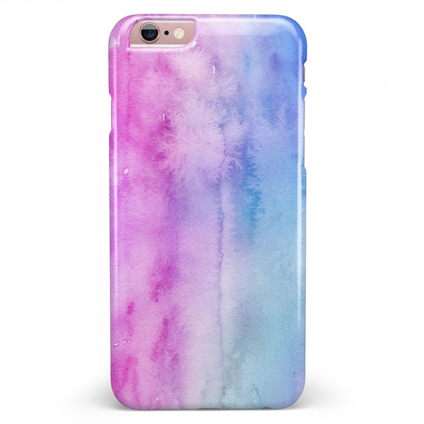 Vivid Blue Absorbed Watercolor Texture iPhone 6/6s or 6/6s Plus INK-Fuzed Case
