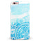 Vivid Blue Abstract Washed iPhone 6/6s or 6/6s Plus INK-Fuzed Case