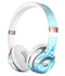 Vivid Blue Abstract Washed Full-Body Skin Kit for the Beats by Dre Solo 3 Wireless Headphones