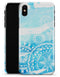 Vivid Blue Abstract Washed - iPhone X Clipit Case