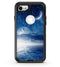 Vivid Blue Falling Stars in the Night Sky - iPhone 7 or 8 OtterBox Case & Skin Kits