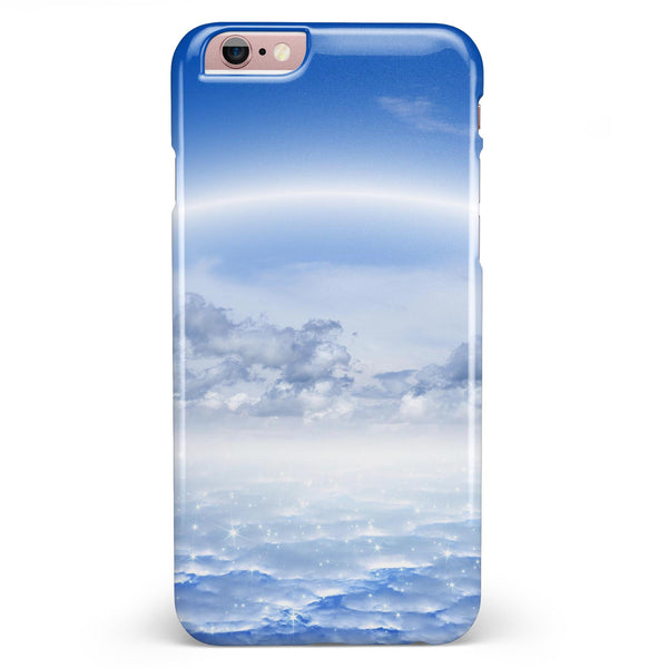 Vivid Blue Reflective Clouds on the Horizon iPhone 6/6s or 6/6s Plus INK-Fuzed Case
