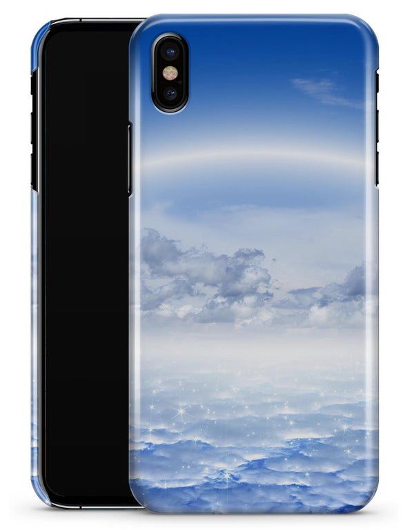 Vivid Blue Reflective Clouds on the Horizon - iPhone X Clipit Case