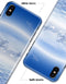 Vivid Blue Reflective Clouds on the Horizon - iPhone X Clipit Case