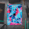 Vivid Blue and Pink Sharp Shapes - Full Body Skin Decal for the Apple iPad Pro 12.9", 11", 10.5", 9.7", Air or Mini (All Models Available)