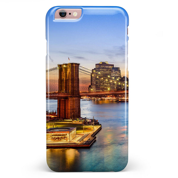Vivid Brooklyn Bridge iPhone 6/6s or 6/6s Plus INK-Fuzed Case