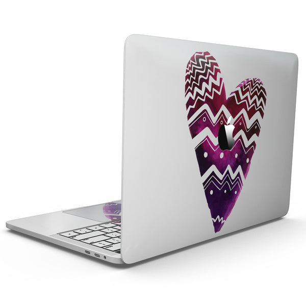 MacBook Pro with Touch Bar Skin Kit - Vivid_Colorful_Chevron_Water_Heart-MacBook_13_Touch_V9.jpg?