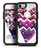 Vivid Colorful Chevron Water Heart - iPhone 7 or 8 OtterBox Case & Skin Kits