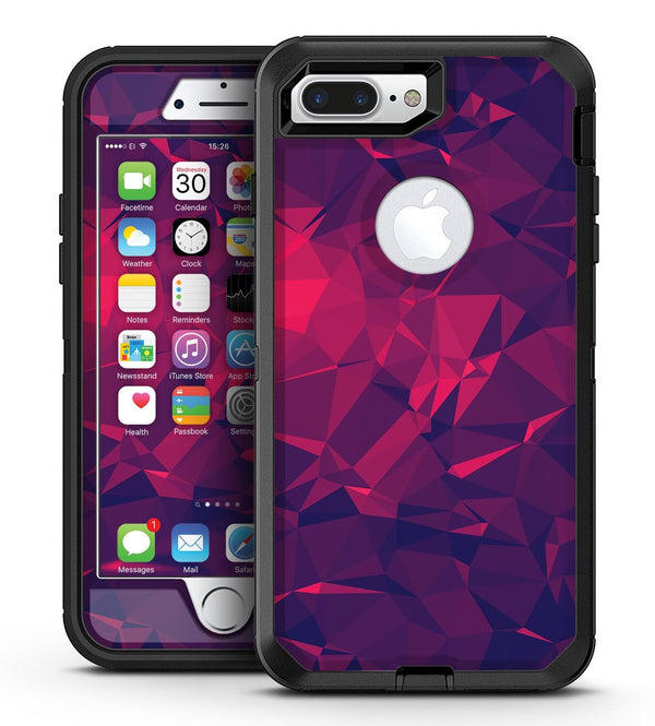 Vivid Fuchsia Geometric Triangles - iPhone 7 Plus/8 Plus OtterBox Case & Skin Kits