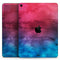 Vivid Pink 869 Absorbed Watercolor Texture - Full Body Skin Decal for the Apple iPad Pro 12.9", 11", 10.5", 9.7", Air or Mini (All Models Available)