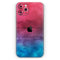 Vivid Pink 869 Absorbed Watercolor Texture - Skin-Kit compatible with the Apple iPhone 12, 12 Pro Max, 12 Mini, 11 Pro or 11 Pro Max (All iPhones Available)