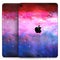 Vivid Pink and Blue Space - Full Body Skin Decal for the Apple iPad Pro 12.9", 11", 10.5", 9.7", Air or Mini (All Models Available)