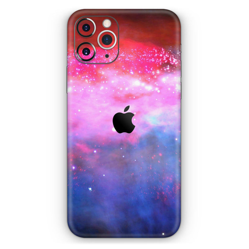 Vivid Pink and Blue Space - Skin-Kit compatible with the Apple iPhone 12, 12 Pro Max, 12 Mini, 11 Pro or 11 Pro Max (All iPhones Available)