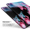 Vivid Pink and Teal liquid Cloud - Full Body Skin Decal for the Apple iPad Pro 12.9", 11", 10.5", 9.7", Air or Mini (All Models Available)