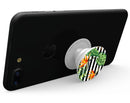 Vivid Tropical Stripe Floral v1 - Skin Kit for PopSockets and other Smartphone Extendable Grips & Stands