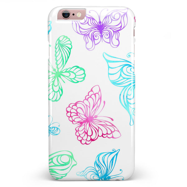 Vivid Vector Butterflies iPhone 6/6s or 6/6s Plus INK-Fuzed Case