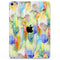 Vivid Watercolor Feather Overlay - Full Body Skin Decal for the Apple iPad Pro 12.9", 11", 10.5", 9.7", Air or Mini (All Models Available)