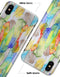 Vivid Watercolor Feather Overlay - iPhone X Clipit Case