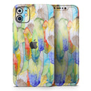 Vivid Watercolor Feather Overlay - Skin-Kit compatible with the Apple iPhone 12, 12 Pro Max, 12 Mini, 11 Pro or 11 Pro Max (All iPhones Available)