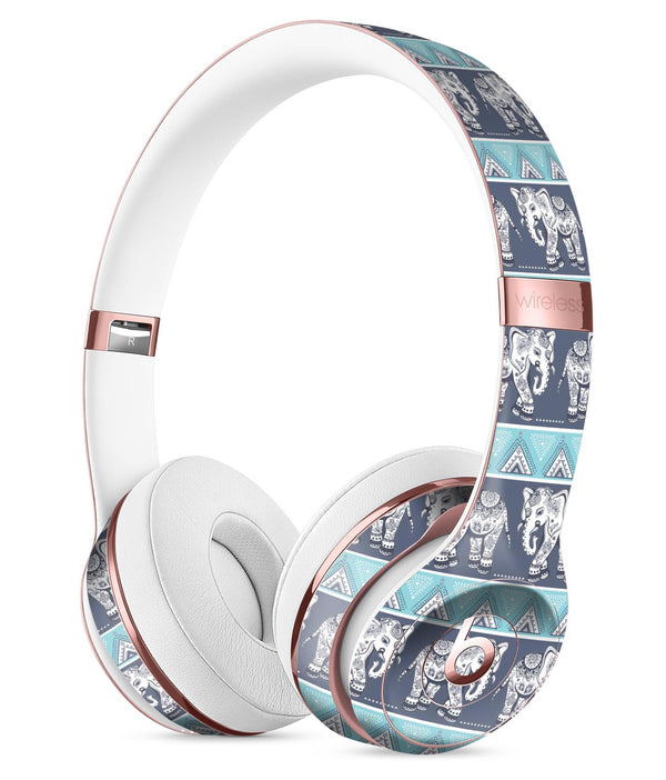 Walking Sacred Elephant Pattern Full-Body Skin Kit for the Beats by Dre Solo 3 Wireless Headphones