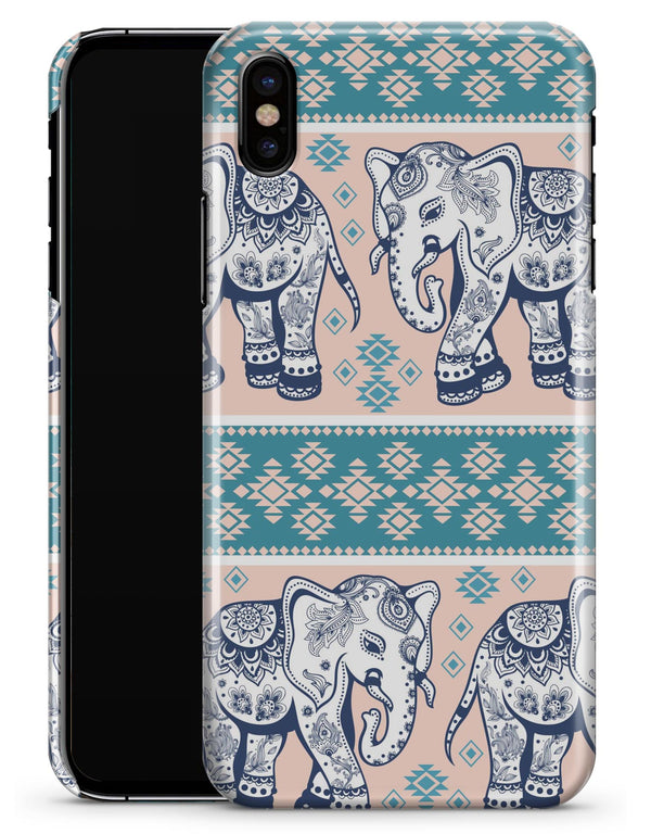 Walking Sacred Elephant Pattern V2 - iPhone X Clipit Case