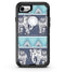 Walking Sacred Elephant Pattern - iPhone 7 or 8 OtterBox Case & Skin Kits