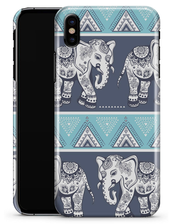 Walking Sacred Elephant Pattern - iPhone X Clipit Case