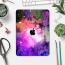 Warped Neon Color-Splosion - Full Body Skin Decal for the Apple iPad Pro 12.9", 11", 10.5", 9.7", Air or Mini (All Models Available)