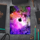 Warped Neon Color-Splosion - Full Body Skin Decal for the Apple iPad Pro 12.9", 11", 10.5", 9.7", Air or Mini (All Models Available)