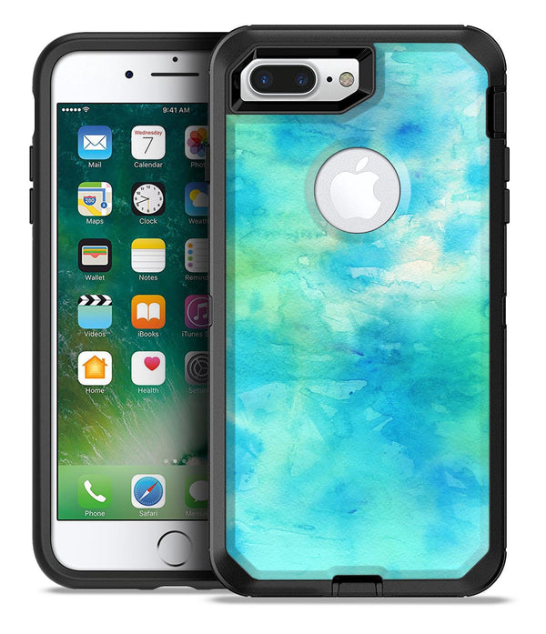 Washed 08242 Absorbed Watercolor Texture - iPhone 7 or 7 Plus Commuter Case Skin Kit
