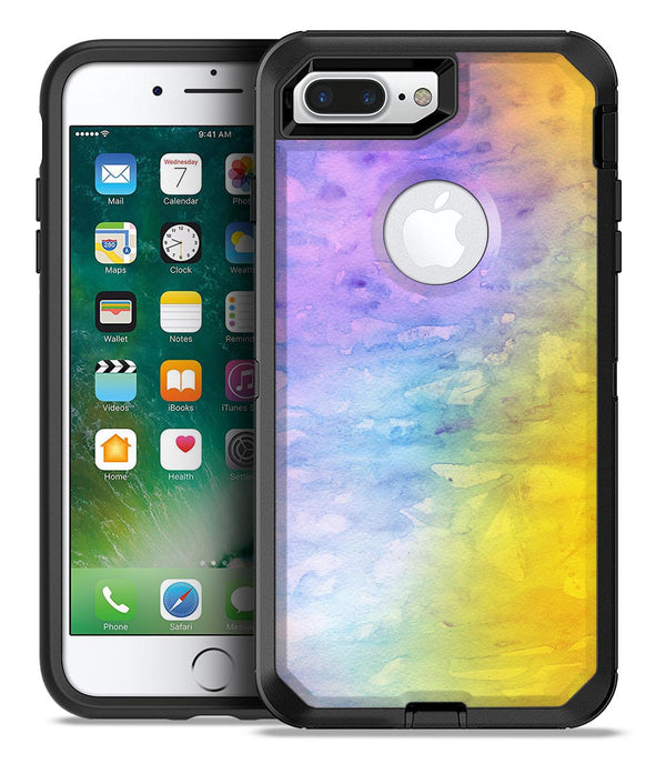 Washed 42083 Absorbed Watercolor Texture - iPhone 7 or 7 Plus Commuter Case Skin Kit