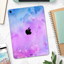 Washed 4322 Absorbed Watercolor Texture - Full Body Skin Decal for the Apple iPad Pro 12.9", 11", 10.5", 9.7", Air or Mini (All Models Available)